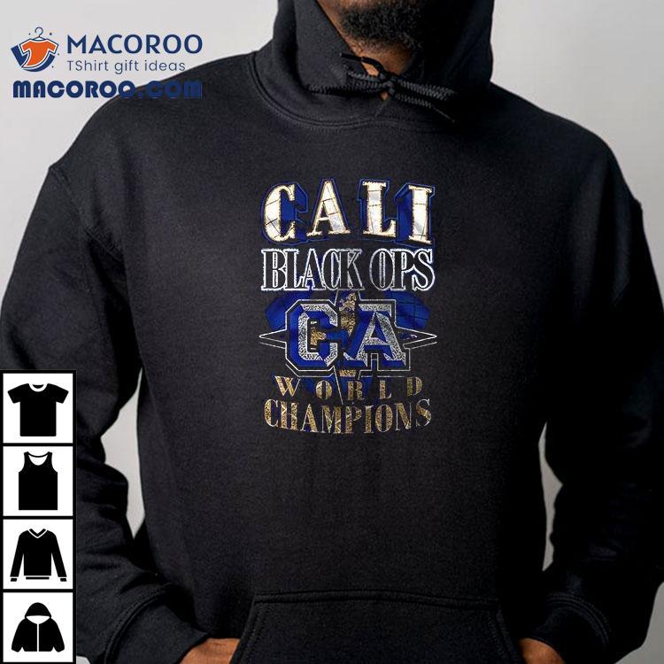 Cali Black Ops World Champions Logo Shirt