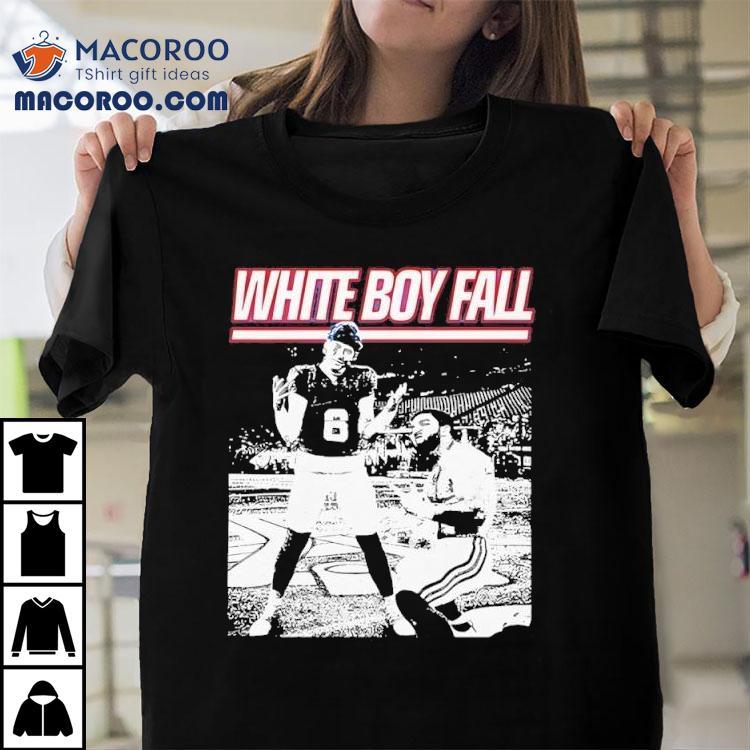 Dart And Skattebo White Boy Fall Shirt