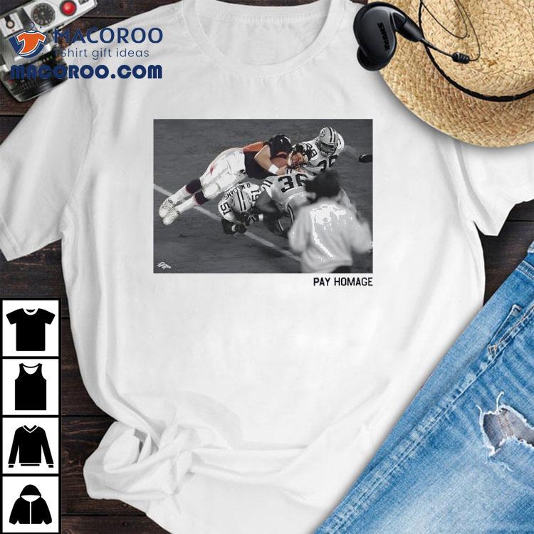 John Elway Denver Broncos Pay Homage Football Nfl Shirt