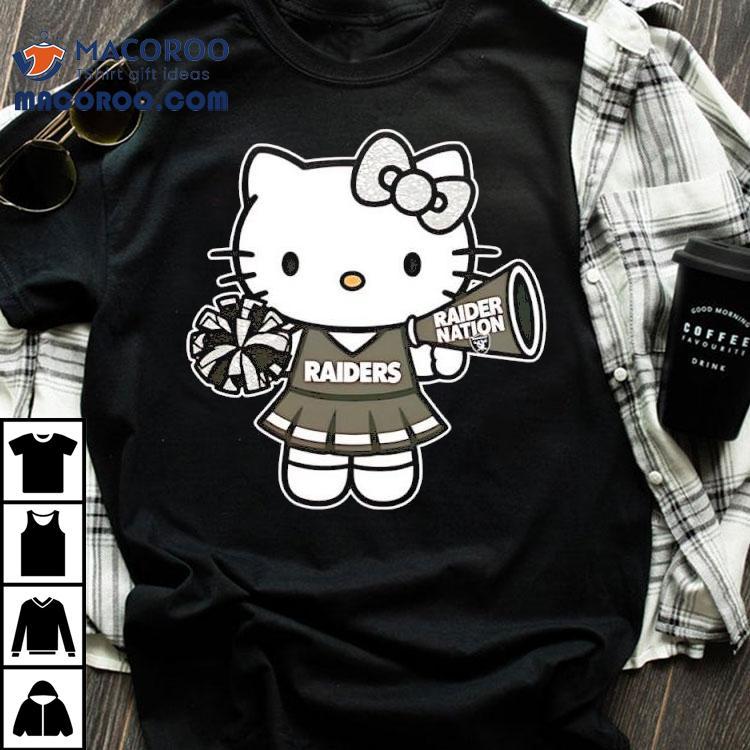 Las Vegas Raiders Helmet X Hello Kitty Raider Nation Shirt