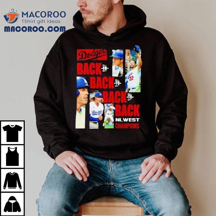 Los Angeles Dodgers Back To Back To Back To Back 2025 Nl West Division Champions Shirt