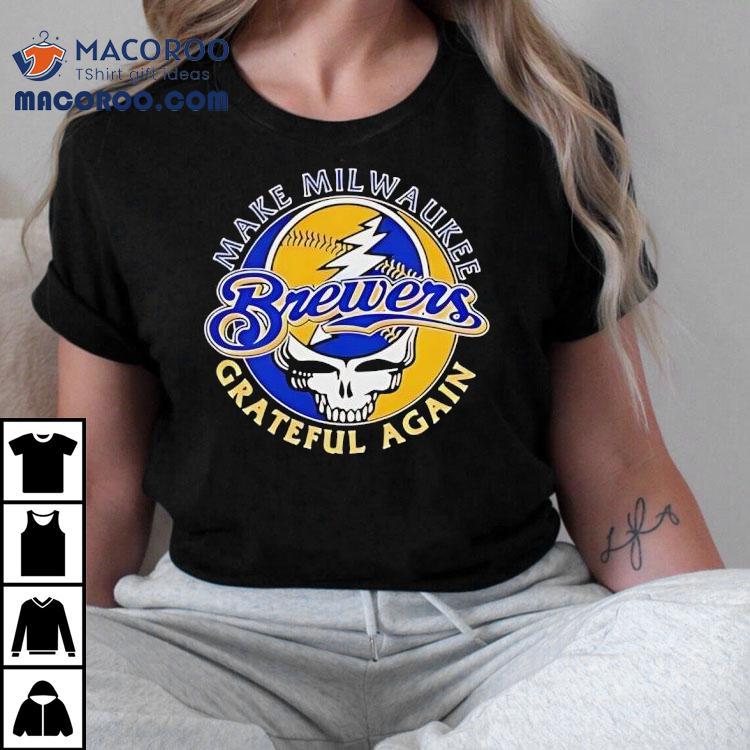 Make Milwaukee Brewers Grateful Dead Again Steal Your Face Symbol Shirt