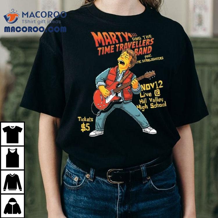 Marty And The Time Travellers Band Shirt