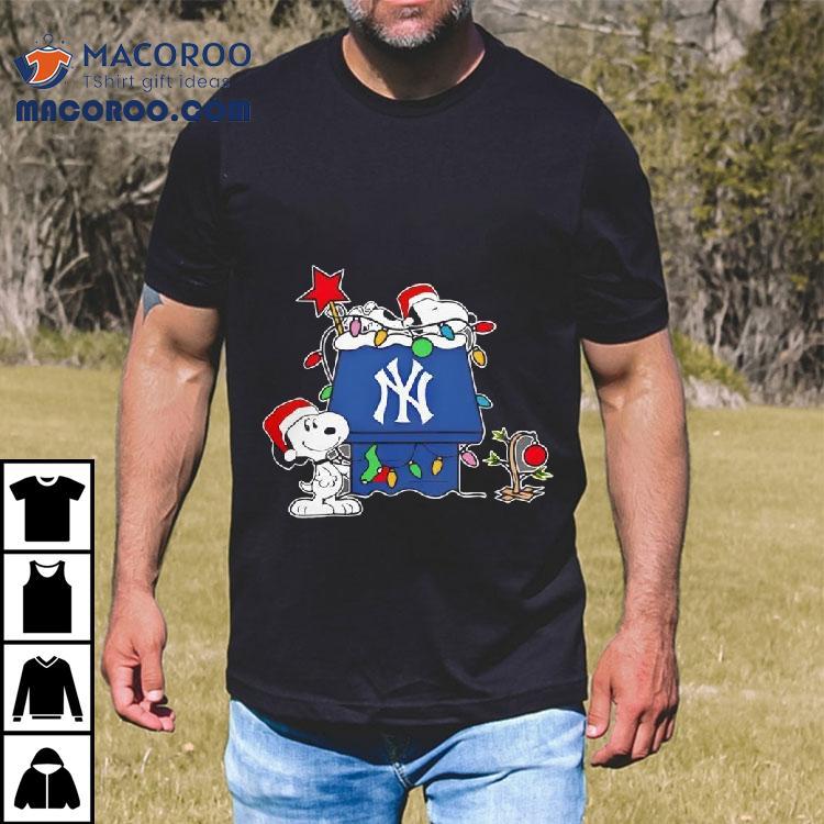 New York Yankees Snoopy Christmas Holiday Shirt