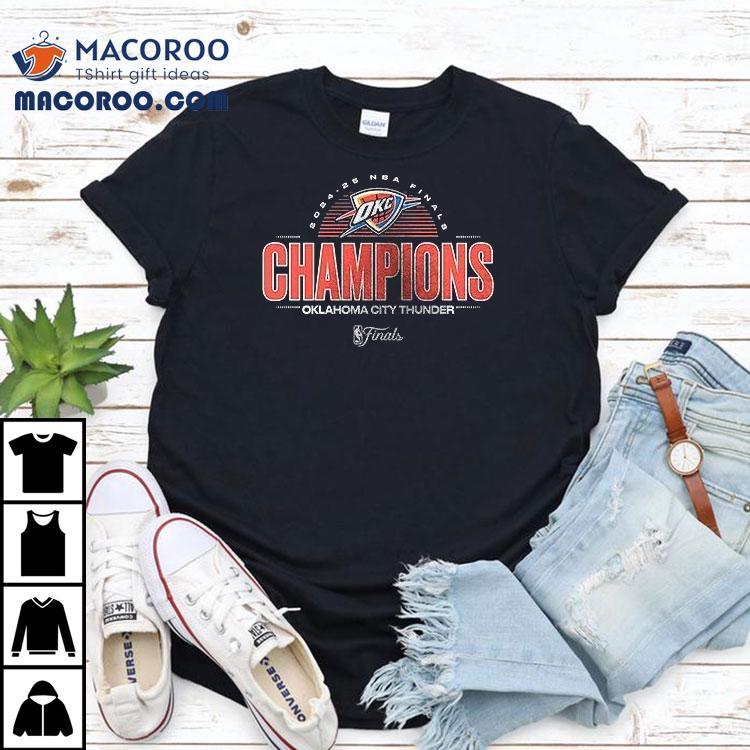 Oklahoma City Thunder Finals Champions Defensive Rebound Roster Shirt