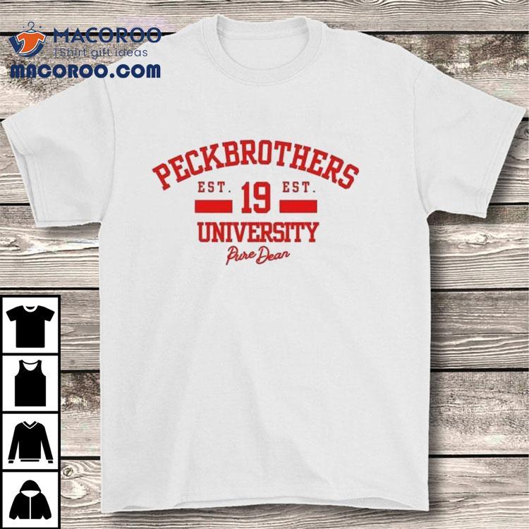 Peck Brothers Pure Dean University Est 19 Shirt