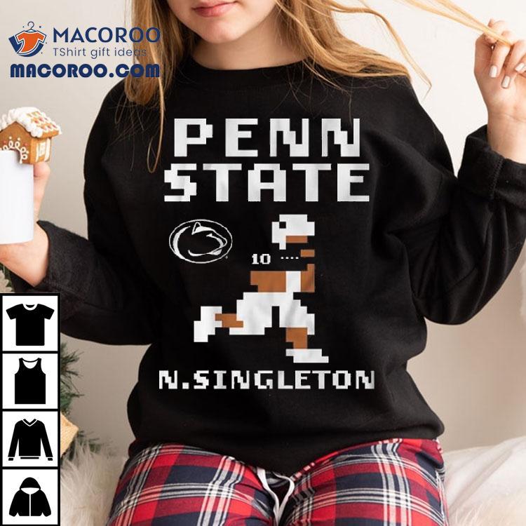 Penn State Football Nicholas Singleton Retro Baller Shirt