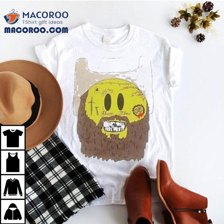 Post Malone The Big Ass World Tour 2025 Chibi Smiley Shirt