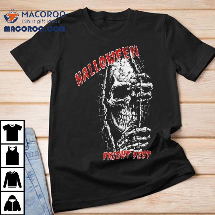 Skeleton Halloween Fright Fest Shirt