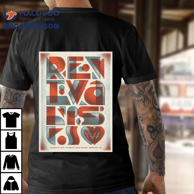 The Revivalists October 9 2025 Red Rocks In Morrison Co Shirt