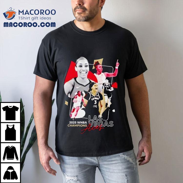 A’ja Wilson Las Vegas Aces 2025 Wnba Champions Shirt