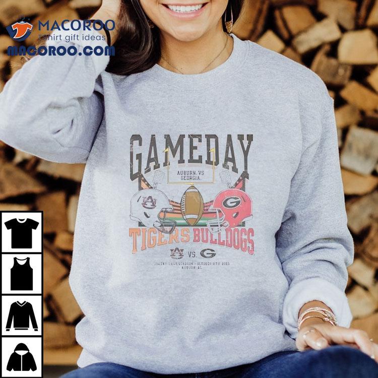 Auburn Tigers Vs Georgia Bulldogs Football 2025 Shirt