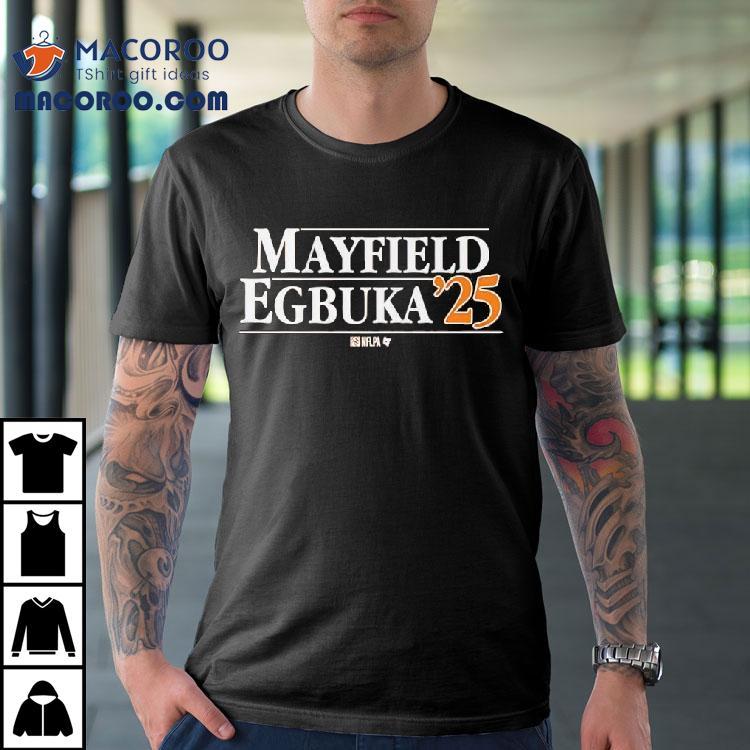 Baker Mayfield And Emeka Egbuka Tampa Bay Mayfield Egbuka '25 Shirt