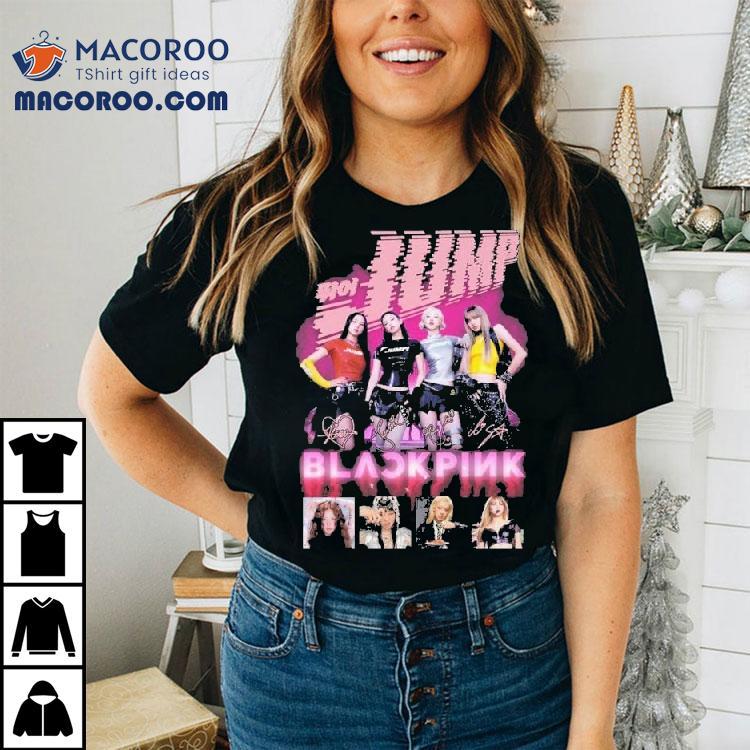 Blackpink Jump Signatures Shirt