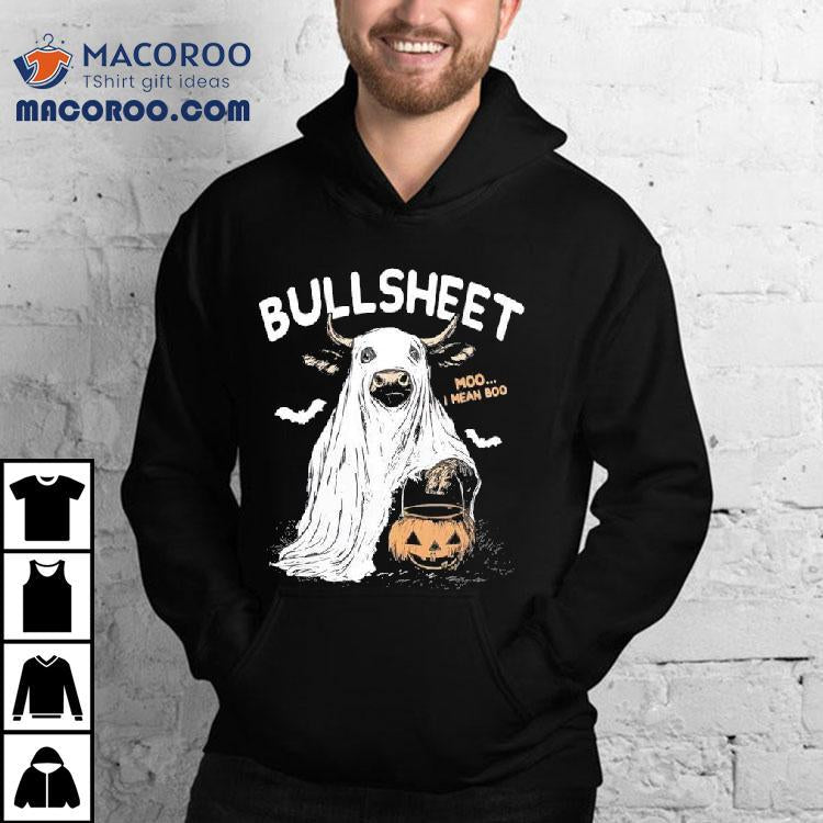 Bullsheet Moo I Mean Boo Halloween Shirt