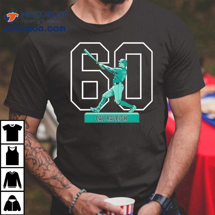 Cal Raleigh Seattle Mariners 60th Home Run Season Shirt