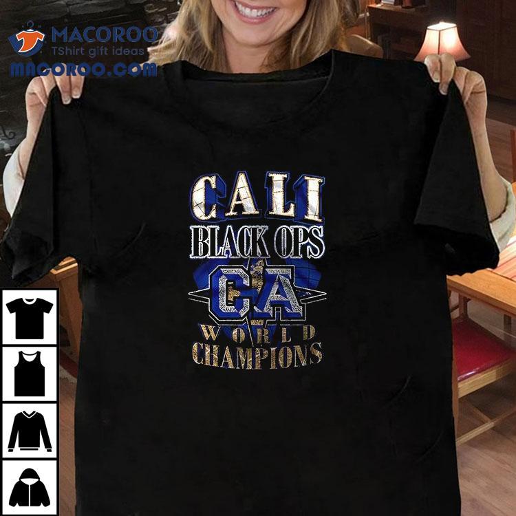 Cali Black Ops World Champions Logo Shirt