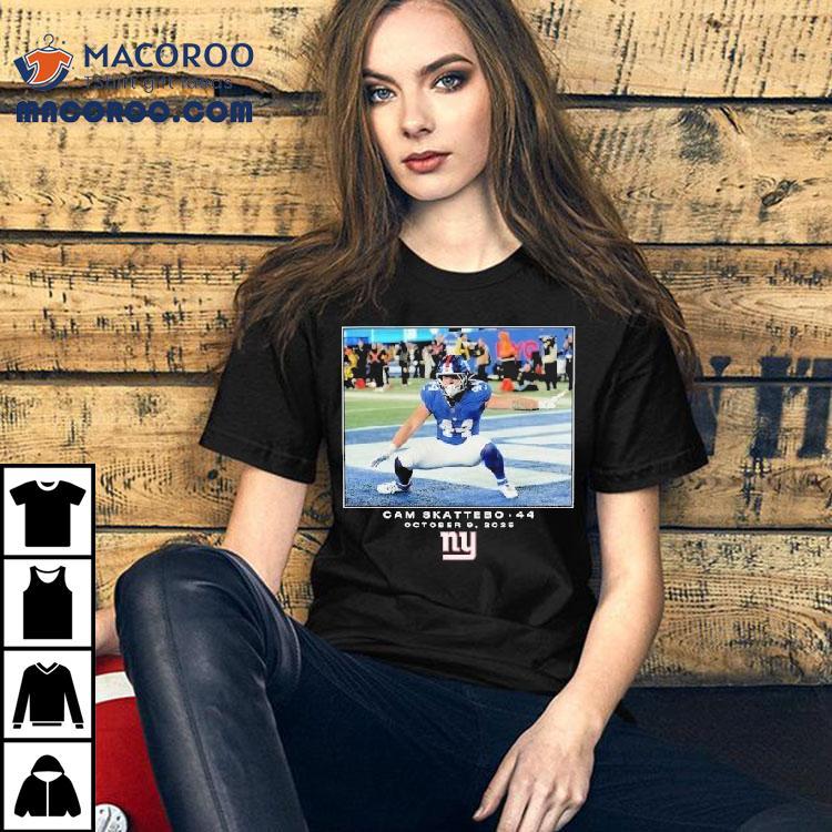 Cam Skattebo October 9 2025 New York Giants Nfl Flash Features Week 6 Shirt