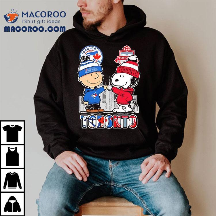 Charlie Brown And Snoopy X Toronto Blue Jays And Toronto Fc Shirt