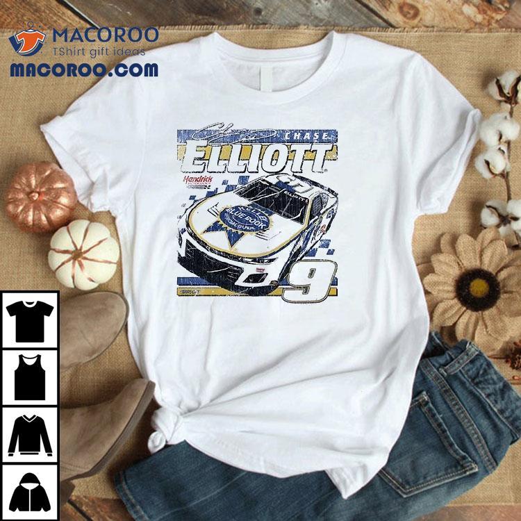 Chase Elliott Ice Blue Racing Signature Shirt