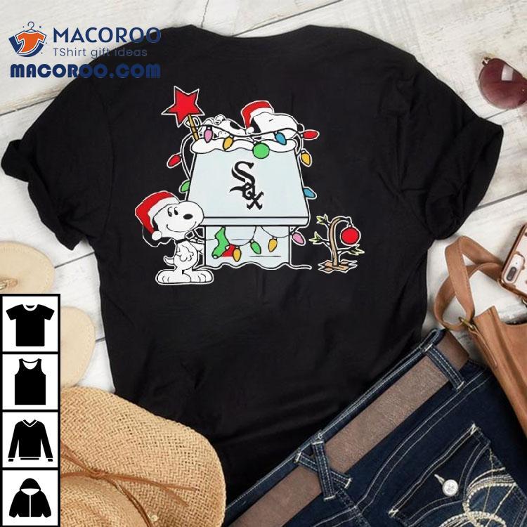 Chicago White Sox Christmas Snoopy Doghouse Shirt