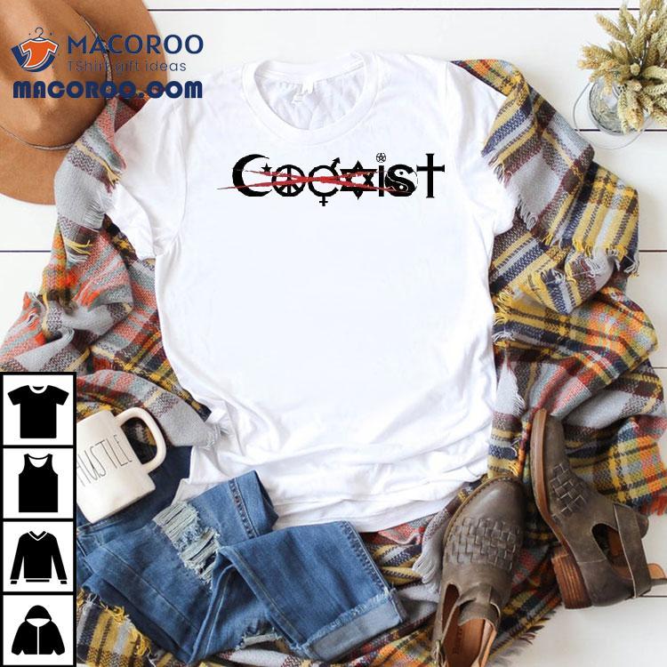 Coexist Moon Peace David Star Shirt