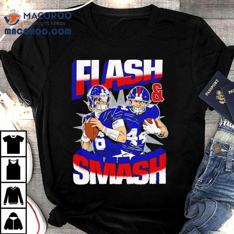 Flash And Smash New York Giants Shirt