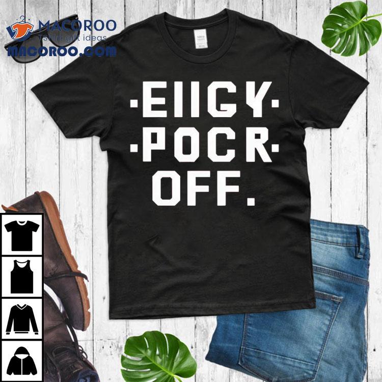 Fold Up Hidden Message Fck Off Shirt