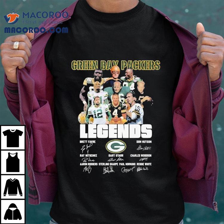 Green Bay Packers Legends Signatures Shirt