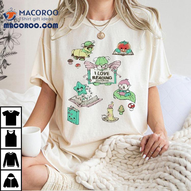 Hannah Michelle I Love Reading Shirt