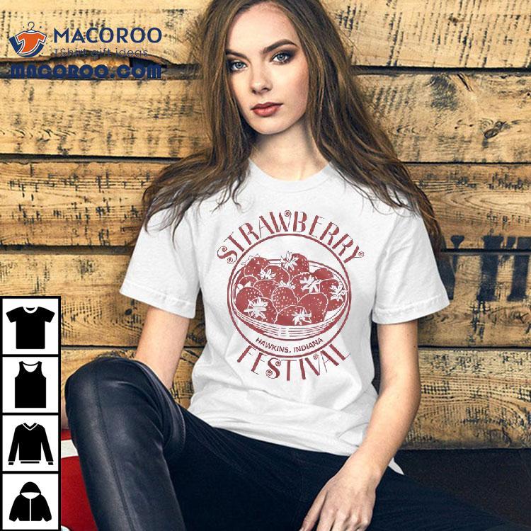 Hawkins Strawberry Festival Ringer Shirt