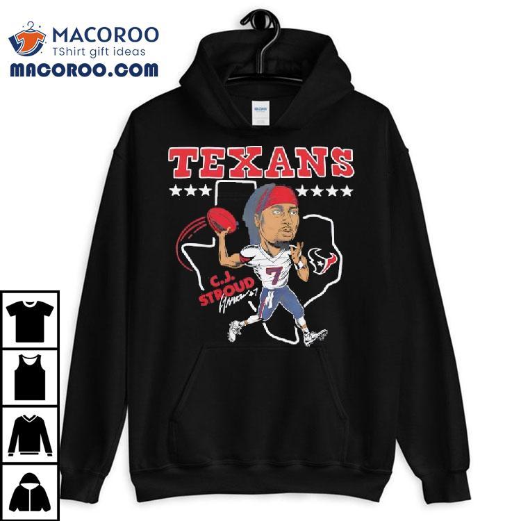 Houston Texans Cj Stroud Nfl Football Signature Chibi Shirt