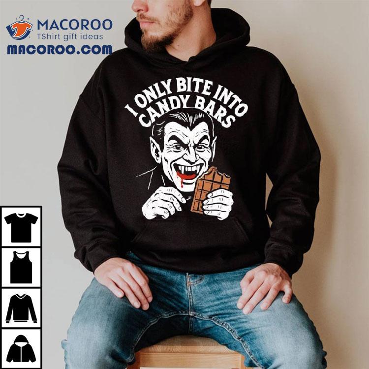 I Only Bite Into Candy Bars Vampire Shirt