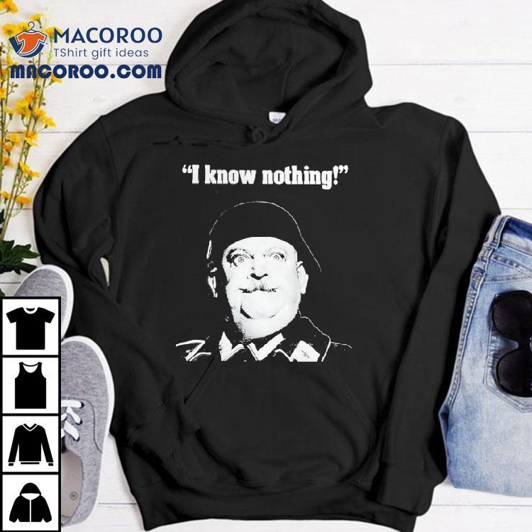 John Banner I Know Nothing Shirt
