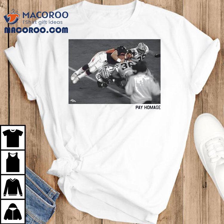 John Elway Denver Broncos Pay Homage Football Nfl Shirt