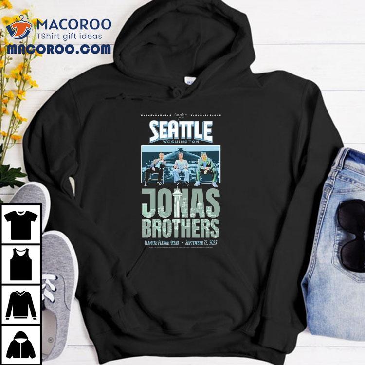 Jonas Brothers Seattle Washington Climate Pledge Arena Tour 2025 Shirt