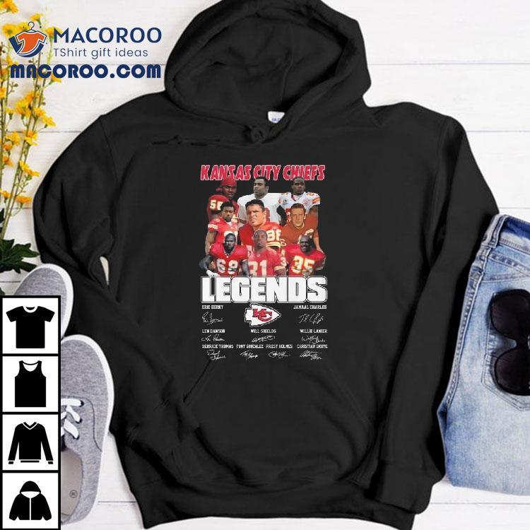 Kansas City Chiefs Legends Players Signatures 2025 Shirt