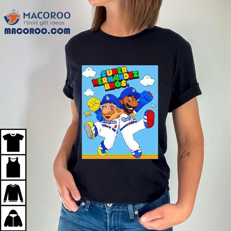 Kike Hernandez And Teoscar Hernandez As Mario And Luigi Super Hernandez Bros Shirt