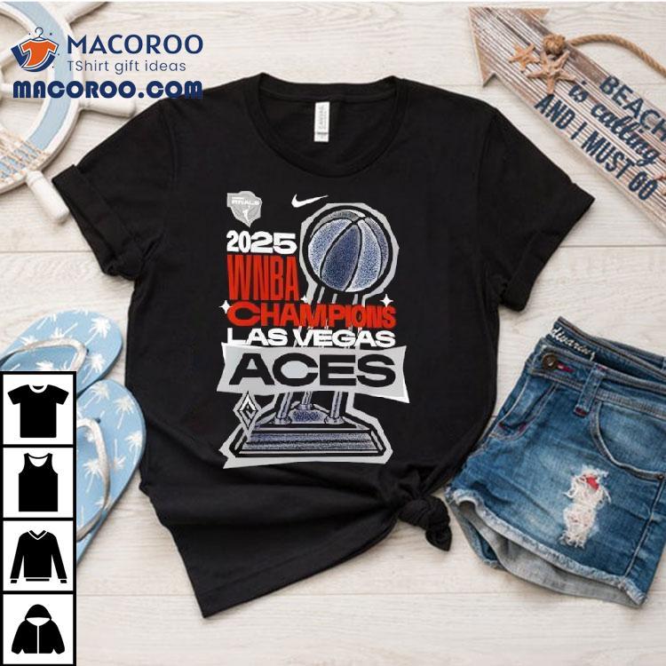 Las Vegas Aces 2025 Wnba Finals Champions Locker Room Authentic Shirt