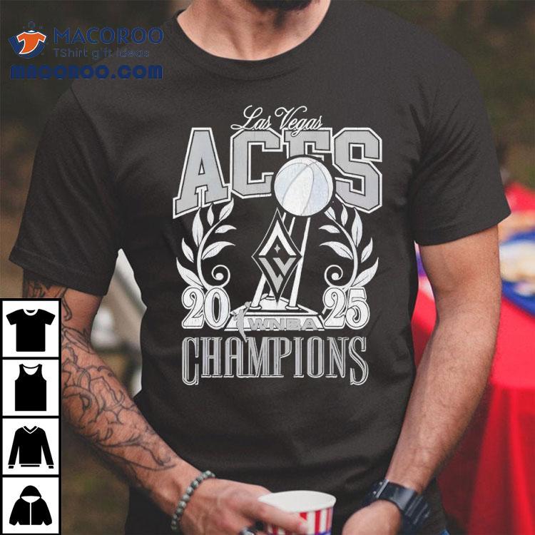 Las Vegas Aces New Era 2025 Wnba Finals Champions Boxy Vintage Shirt