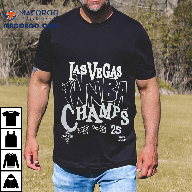 Las Vegas Aces Playa Society 2025 Wnba Champions Shirt