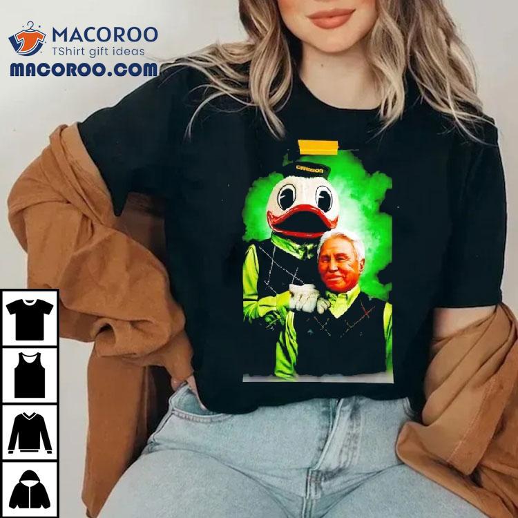 Lee Corso And The Oregon Ducks Mascot The Oregon Duck Shirt