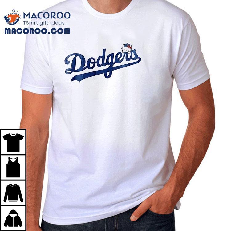 Los Angeles Dodgers X Hello Kitty And Friends Baseball Shirt