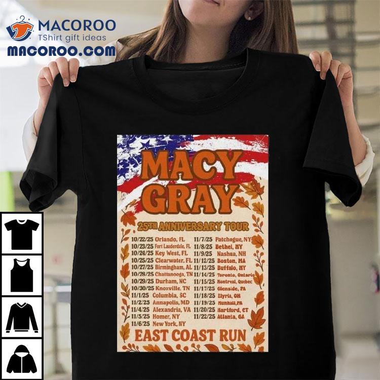 Macy Gray 25th Anniversary Tour 2025 Shirt