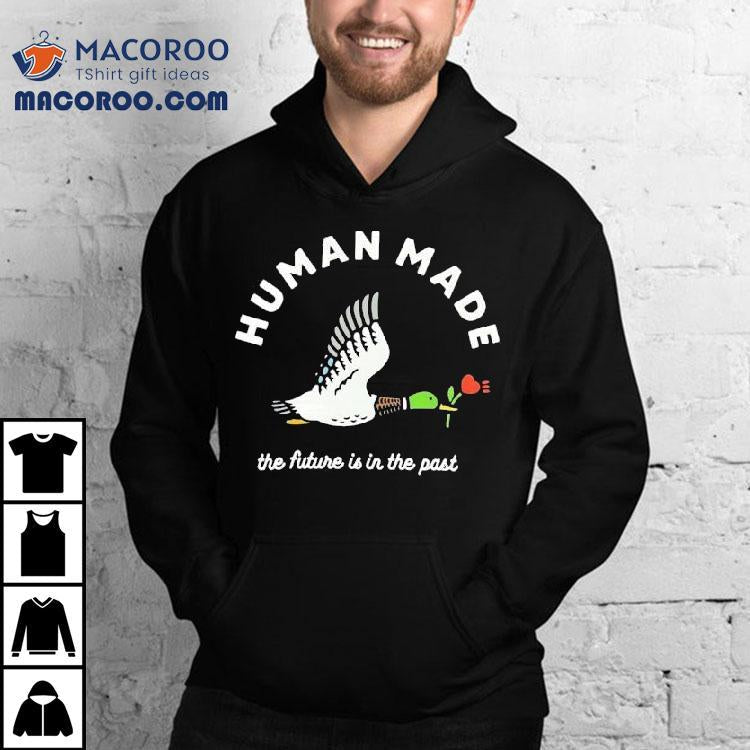 Mallard Duck Holding Flower Human Made The Future Is In The Past Shirt