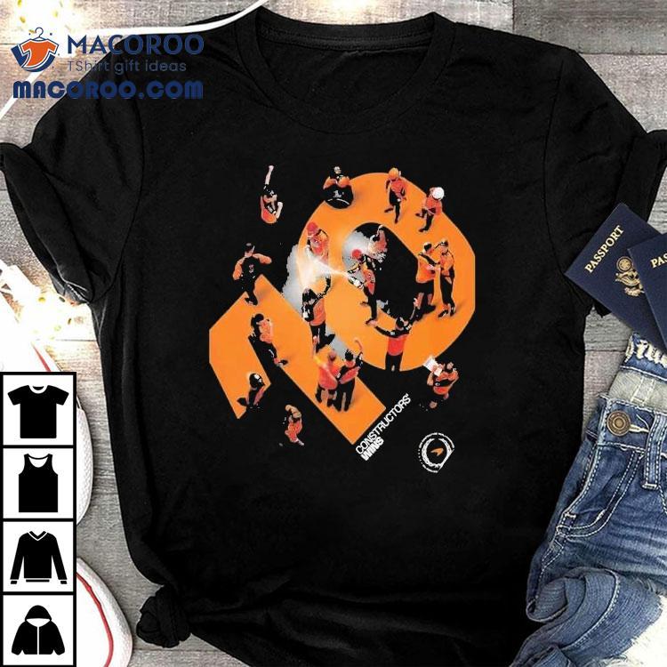 Mclaren Formula 1 Team 10 Constructors Wins 2025 Papaya Celebration World Champions Shirt