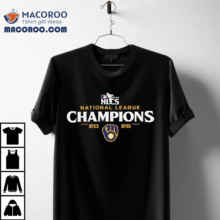 Milwaukee Brewers 2025 National League Champions Mlb Shirt