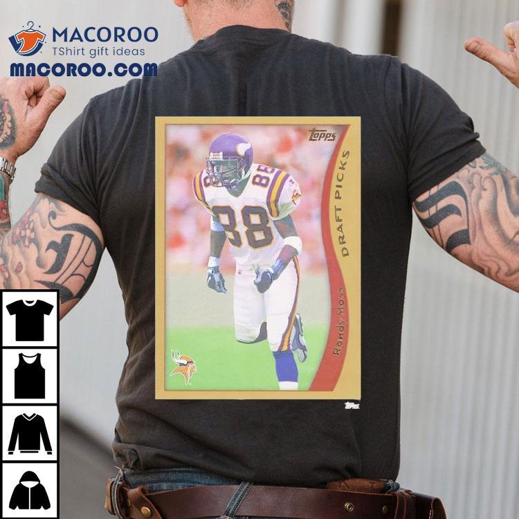Minnesota Vikings Randy Moss Trading Card Shirt