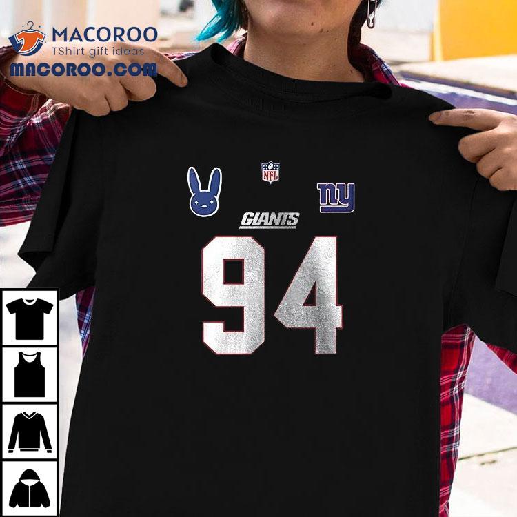 New York Giants X Bad Bunny Super Bowl 2026 Football Benito 94 Shirt
