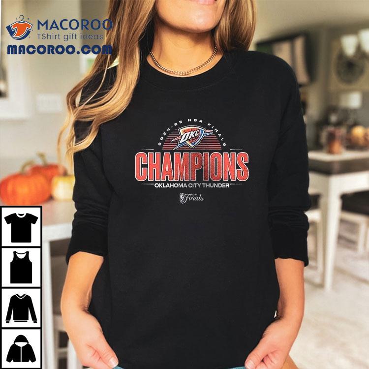 Oklahoma City Thunder Finals Champions Defensive Rebound Roster Shirt
